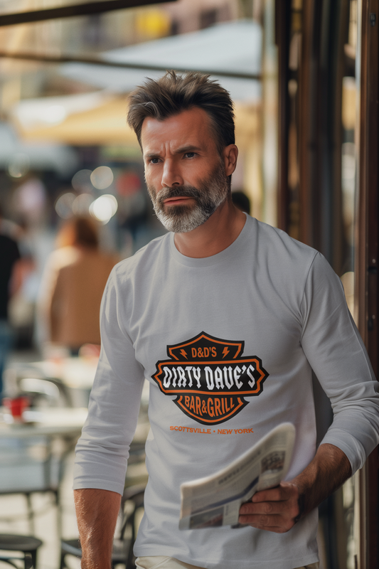 long sleeve front pocket classic logo