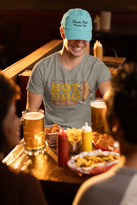 unisex short sleeve t-shirt Hot Dog logo
