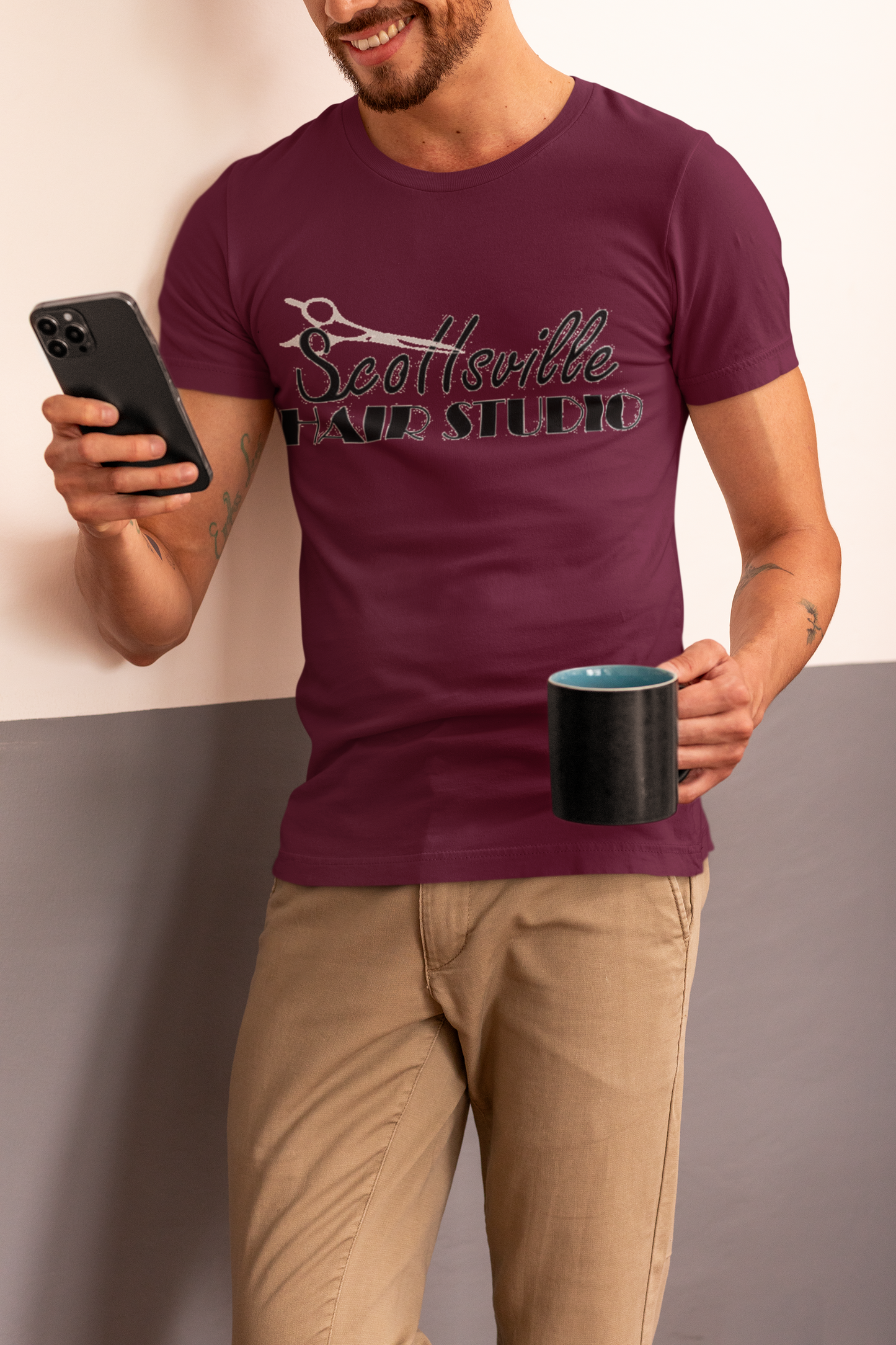 unisex short sleeve t-shirt. Classic logo