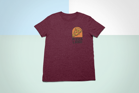 pizza land unisex t-shirt staff