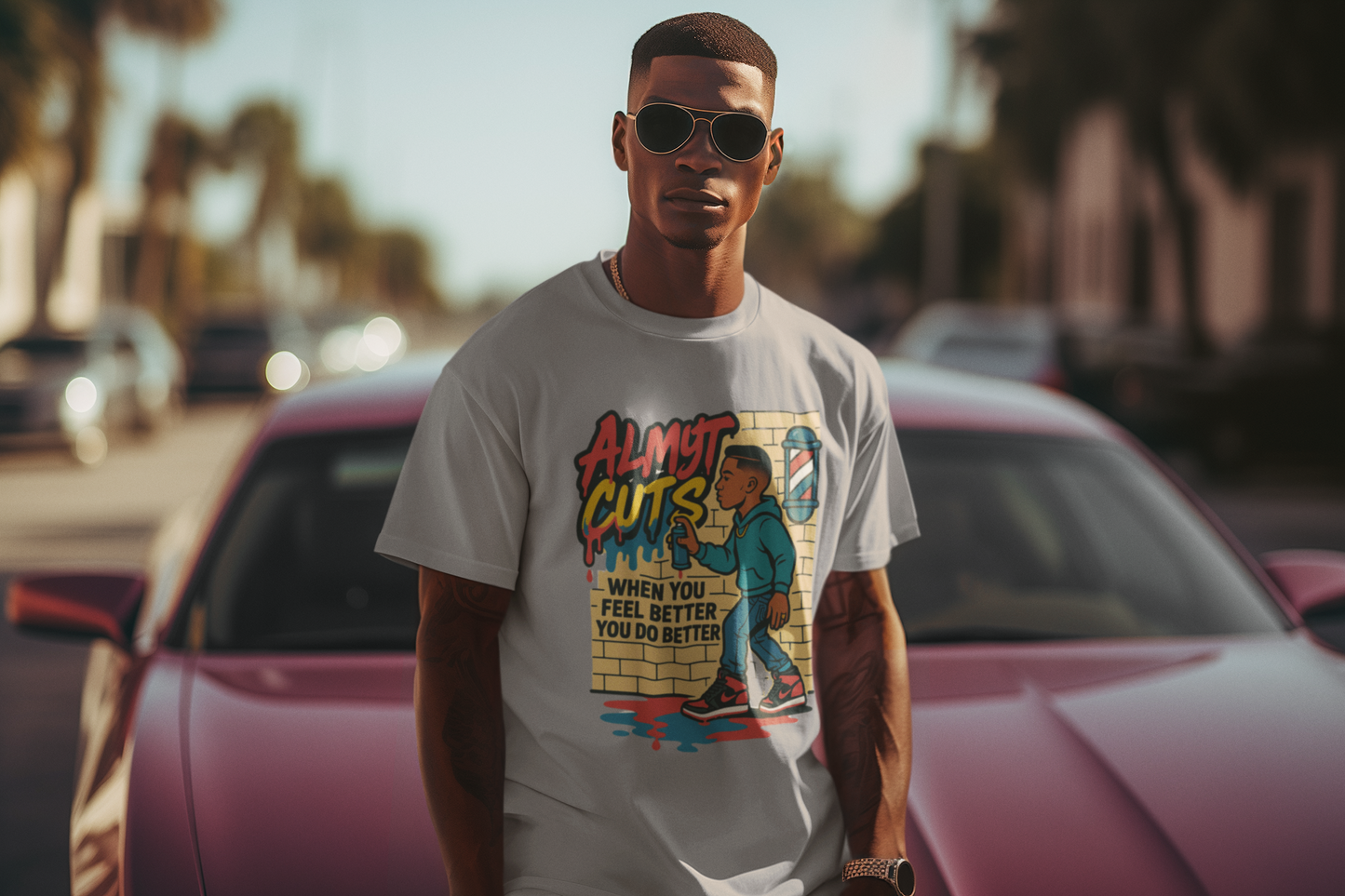 unisex short sleeve t-shirt graffiti #2 logo