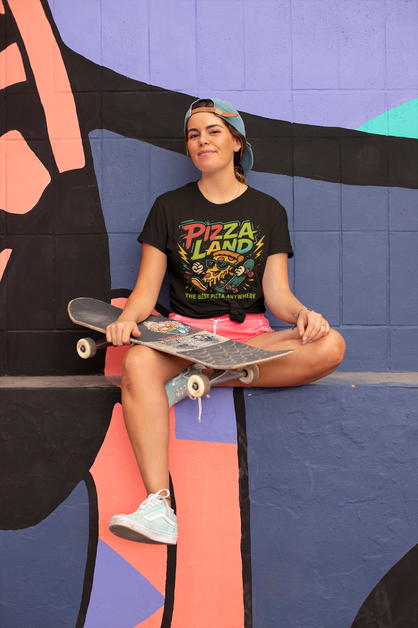 unisex short sleeve t-shirt. skateboard logo
