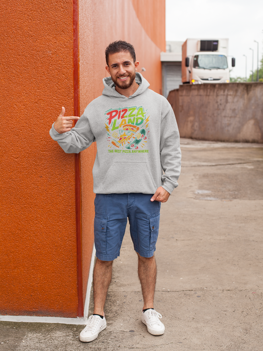 unisex hoodie front skateboard logo