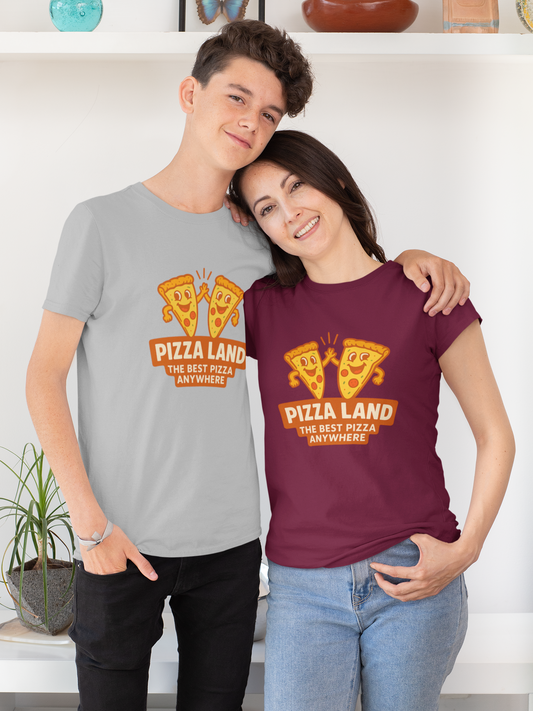 unisex short sleeve t-shirt high-five slices logo