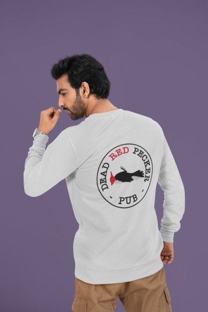 long sleeve front pocket classic logo