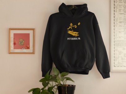 unisex hoodie Pittsburgh classic