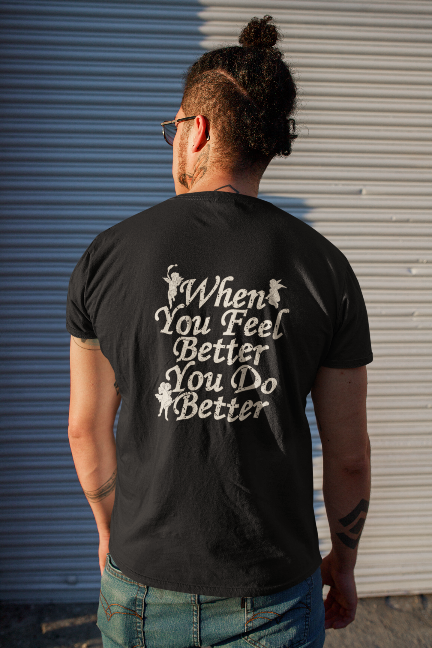 unisex short sleeve t-shirt feel better do better logo