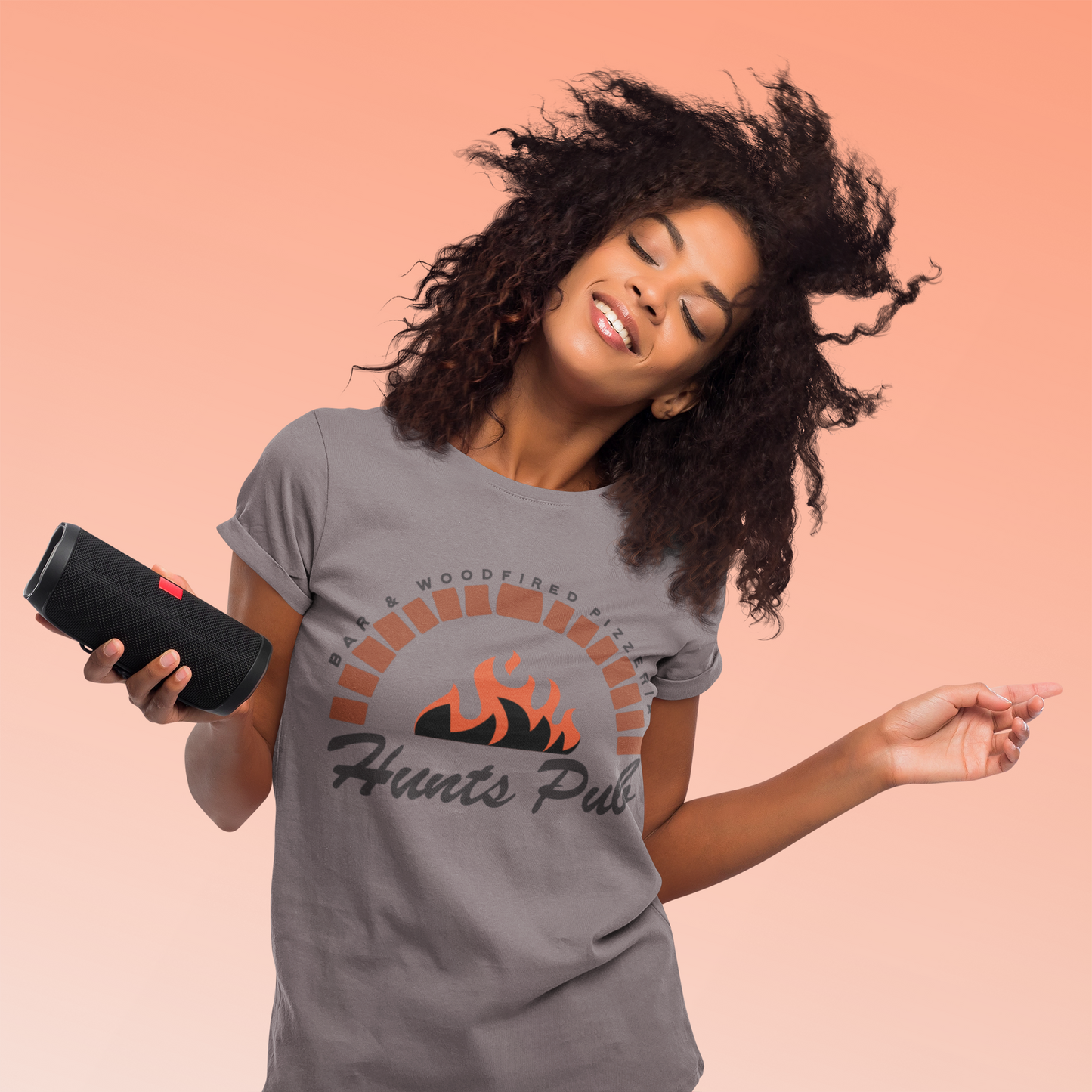 unisex short sleeve t-shirt (classic fire logo)