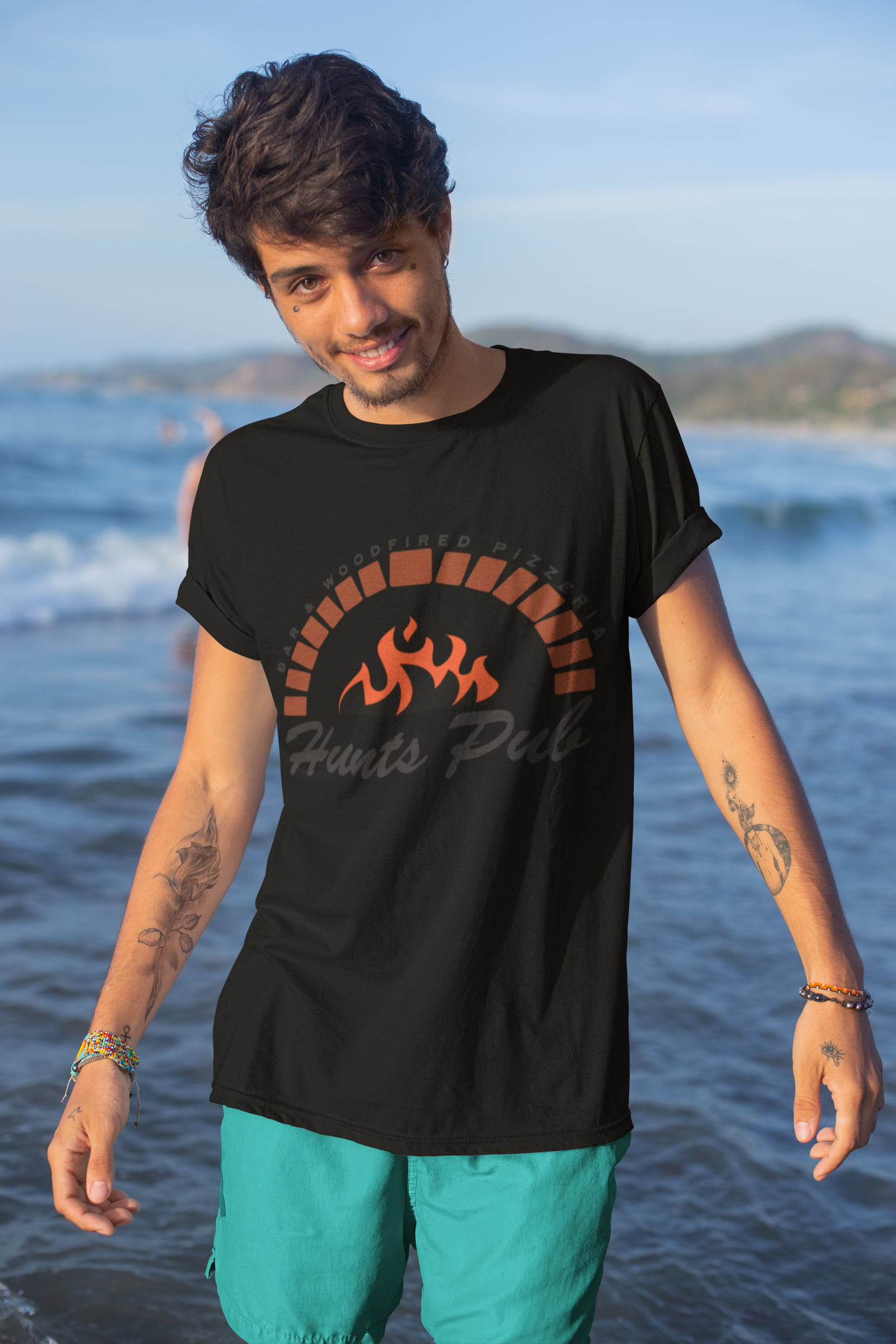 unisex short sleeve t-shirt (classic fire logo)