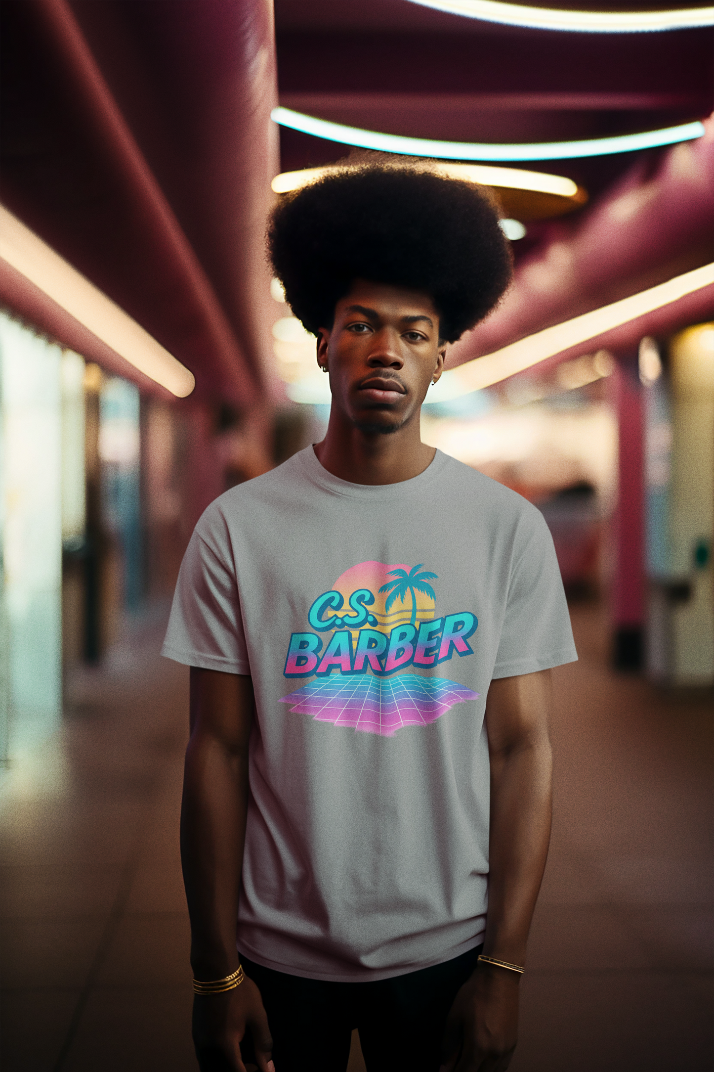 unisex short sleeve t-shirt Miami vice logo