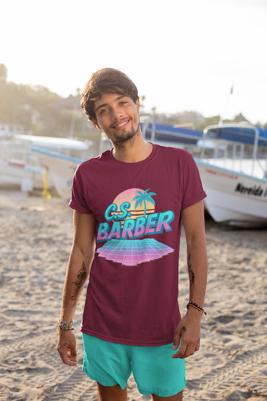unisex short sleeve t-shirt Miami vice logo