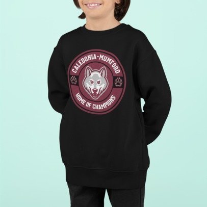 Youth Crewneck home of champions logo