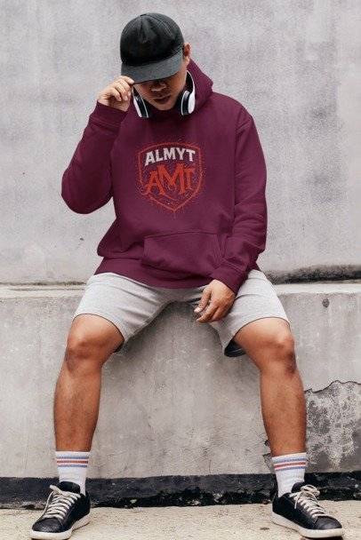 unisex hoodie AMT logo