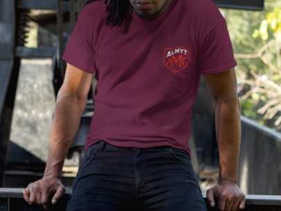 unisex short sleeve t-shirt AMT logo