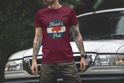 unisex short sleeve t-shirt Buffalo logo