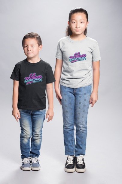 YOUTH unisex short sleeve t-shirt miami vice logo