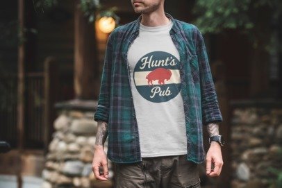 unisex short sleeve t-shirt Buffalo logo