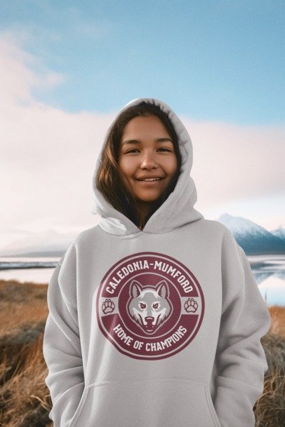 youth hoodie home of champions logo