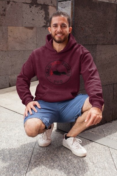 unisex hoodie classic circle logo