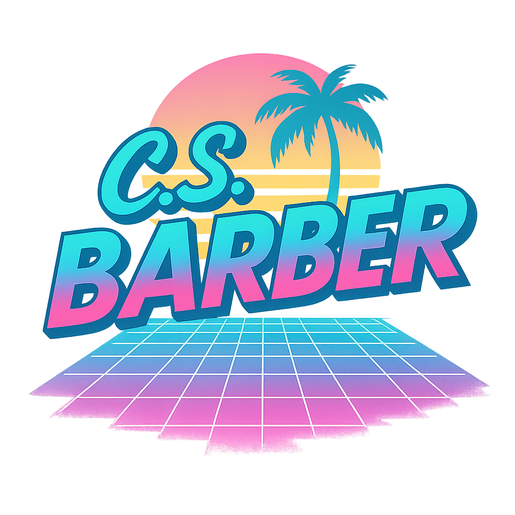 unisex hoodie retro c.s. barber logo